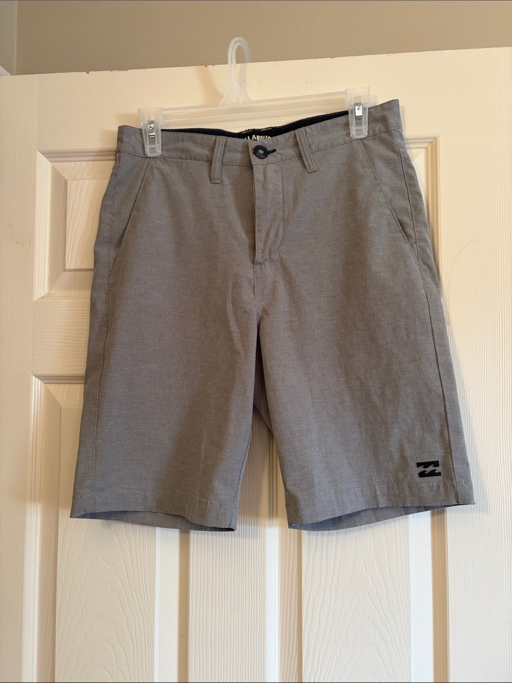 Billabong Crossfire Submersibles Men's Gray Casual Flat Front Shorts